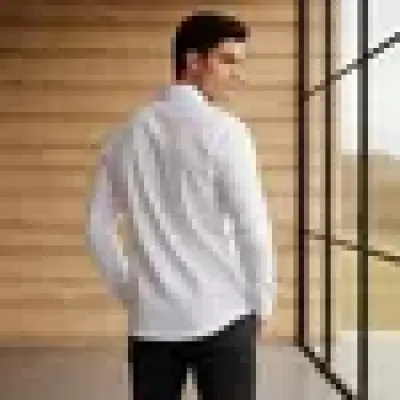 قميص أكسفورد بأكمام طويلة