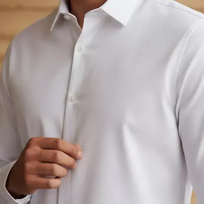 قميص أكسفورد بأكمام طويلة