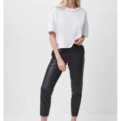 تي شيرت تالي جيرسي بياقة دائرية